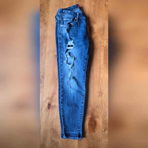 Guess Distressed Skinny Jeans Womens Size 28 - Picture 7 of 13